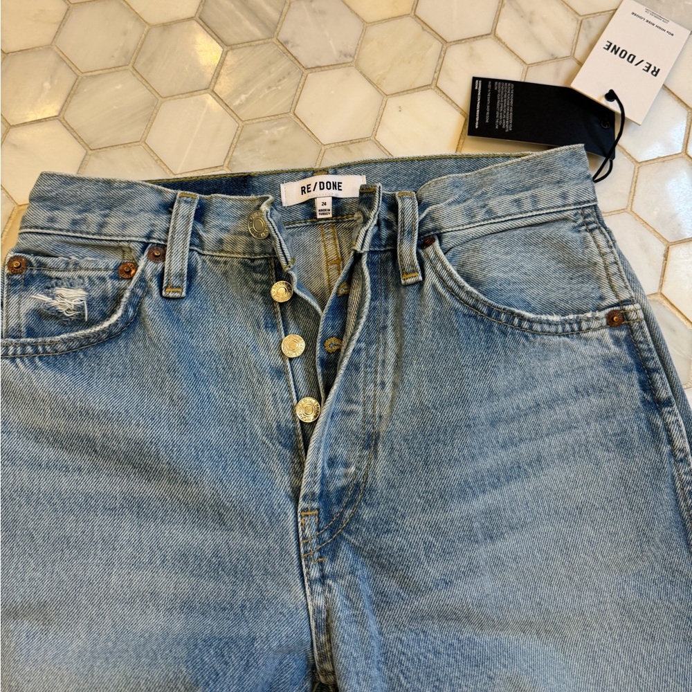 RE/DONE 90s High Rise Rigid Loose Jeans size 24 - Picture 5 of 7